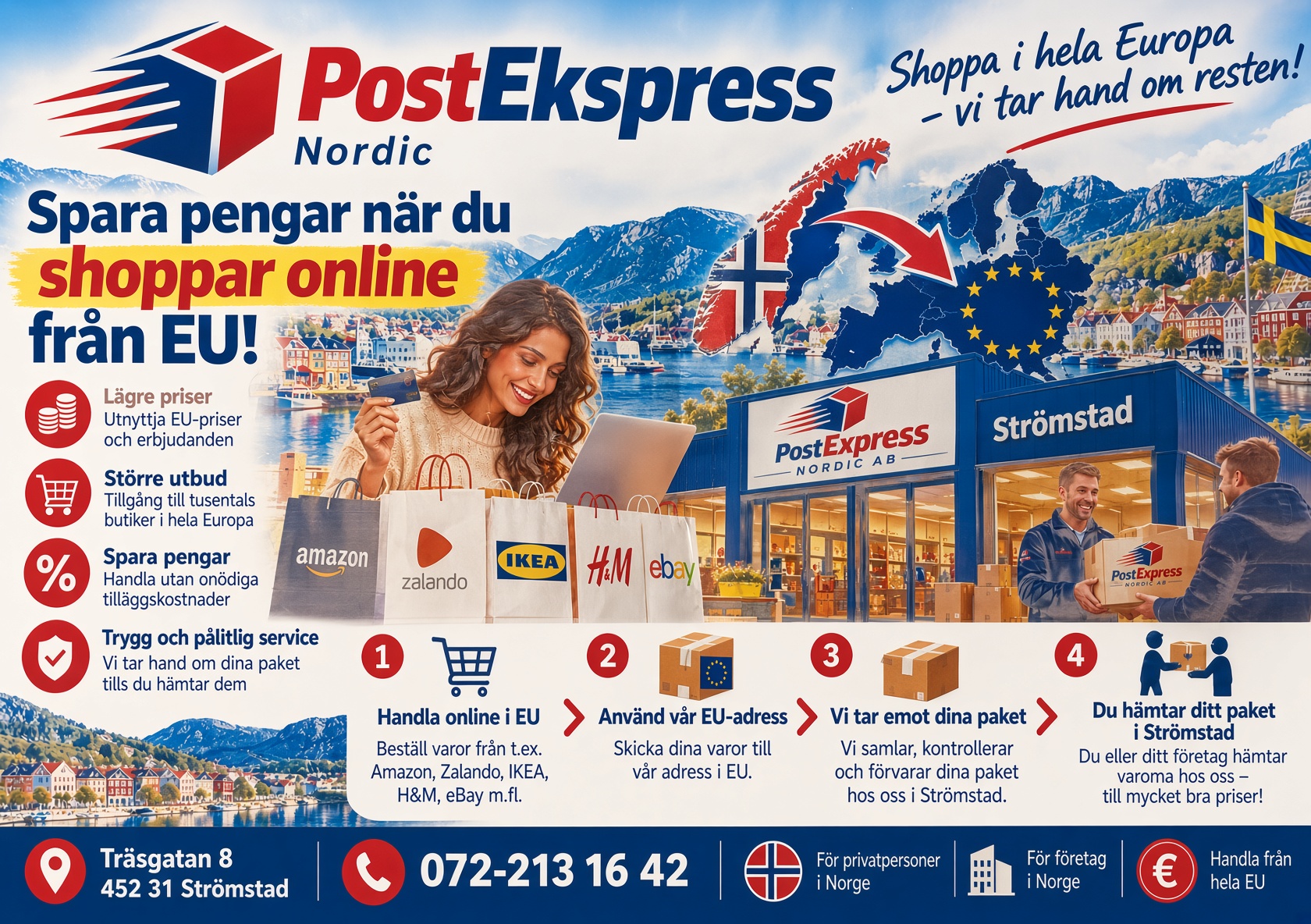 PostEkspress Nordic – Din länk mellan Norge och EU